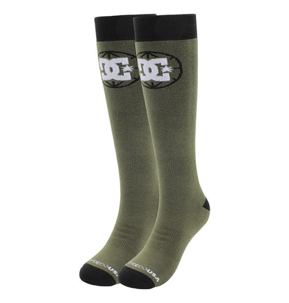 Performance Sock 2-Pack - Black/Green | DC Shoes