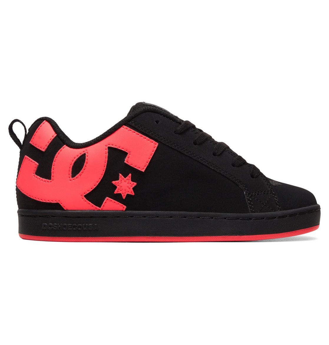 Women's Court Graffik Shoes - Black/Hot Pink | DC Shoes