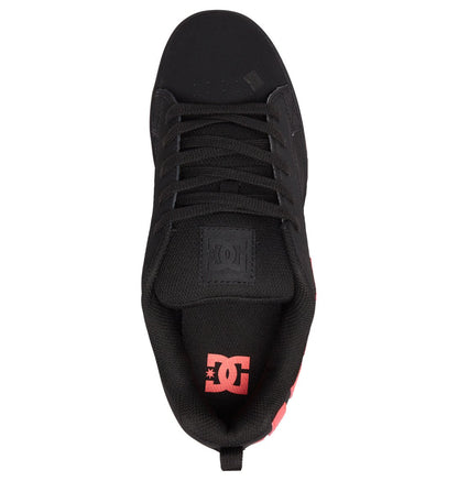 Women's Court Graffik Shoes - Black/Hot Pink | DC Shoes