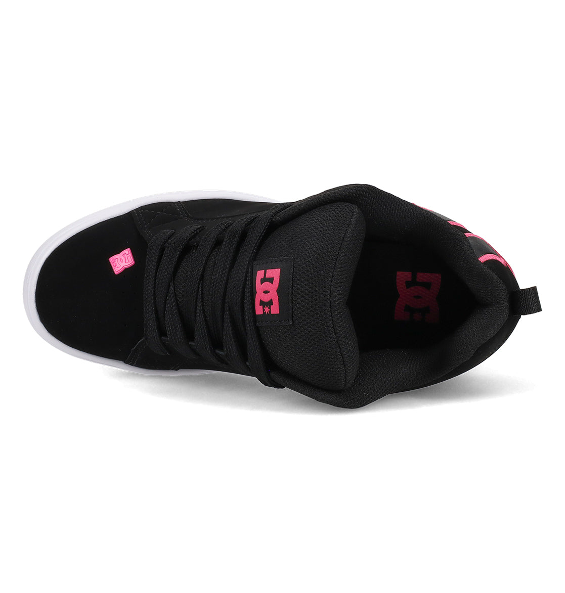 Women's Court Graffik Platform Shoes - Black/Pink/White | DC Shoes