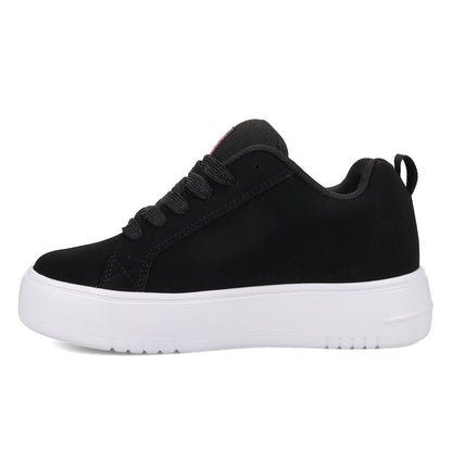 Women's Court Graffik Platform Shoes - Black/Pink/White | DC Shoes