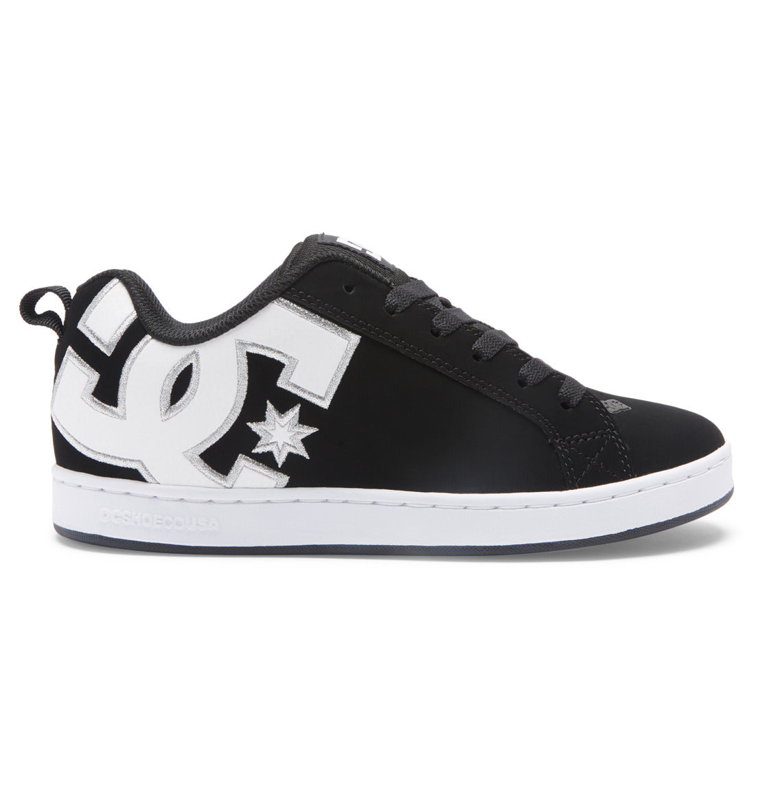 Women's Court Graffik Shoes - Black/White Stencil | DC Shoes