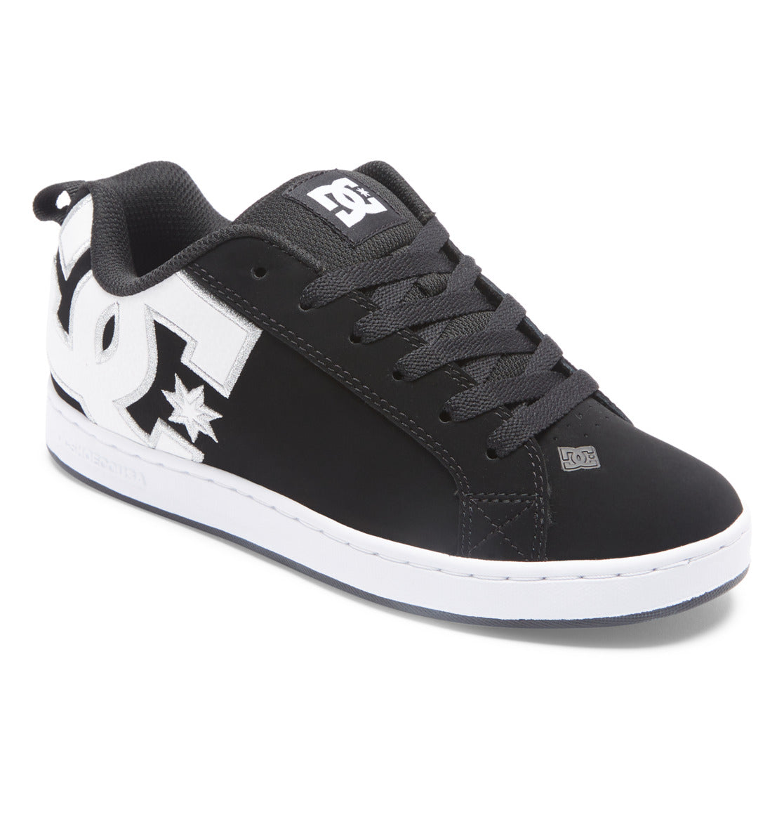 Women's Court Graffik Shoes - Black/White Stencil | DC Shoes