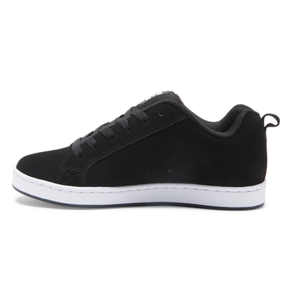 Women's Court Graffik Shoes - Black/White Stencil | DC Shoes