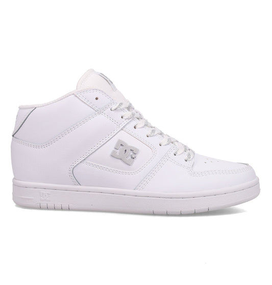 Women's Manteca 4 Hi High-Top Shoes - Mid Wht/Wht/Slv White Silver | DC Shoes
