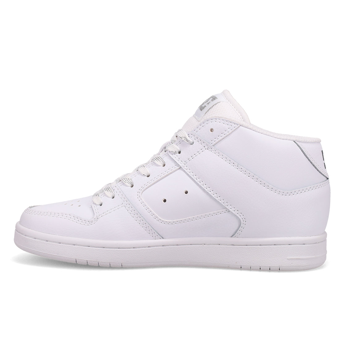 Women's Manteca 4 Hi High-Top Shoes - Mid Wht/Wht/Slv White Silver | DC Shoes