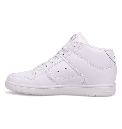 Women's Manteca 4 Hi High-Top Shoes - Mid Wht/Wht/Slv White Silver | DC Shoes
