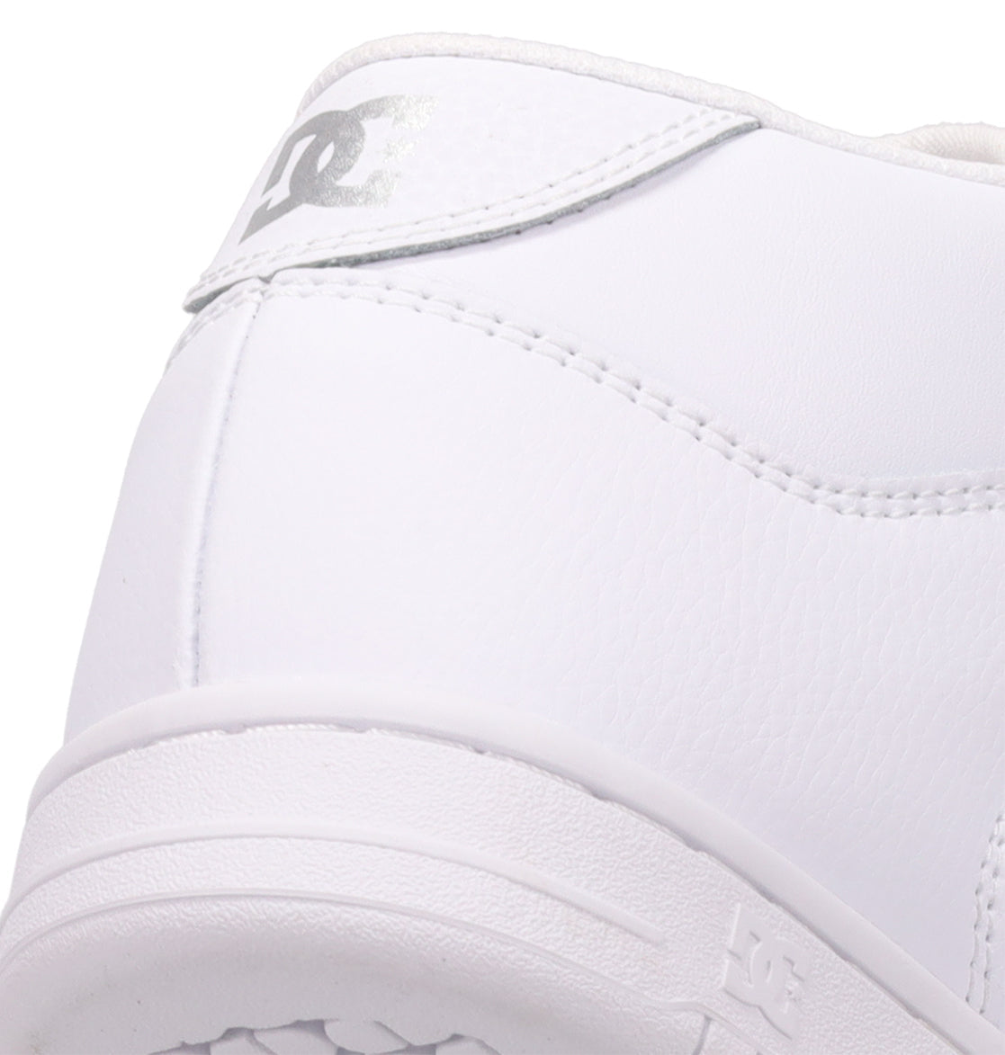 Women's Manteca 4 Hi High-Top Shoes - Mid Wht/Wht/Slv White Silver | DC Shoes