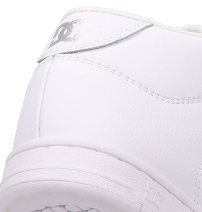 Women's Manteca 4 Hi High-Top Shoes - Mid Wht/Wht/Slv White Silver | DC Shoes