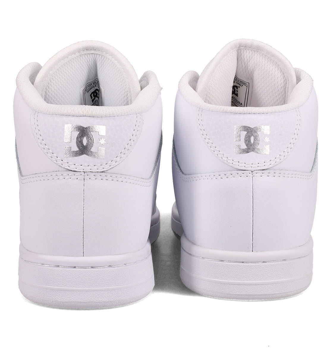 Women's Manteca 4 Hi High-Top Shoes - Mid Wht/Wht/Slv White Silver | DC Shoes