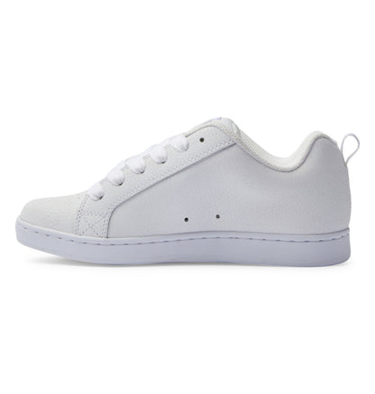 Women's Court Graffik Shoes - White/M Silver | DC Shoes