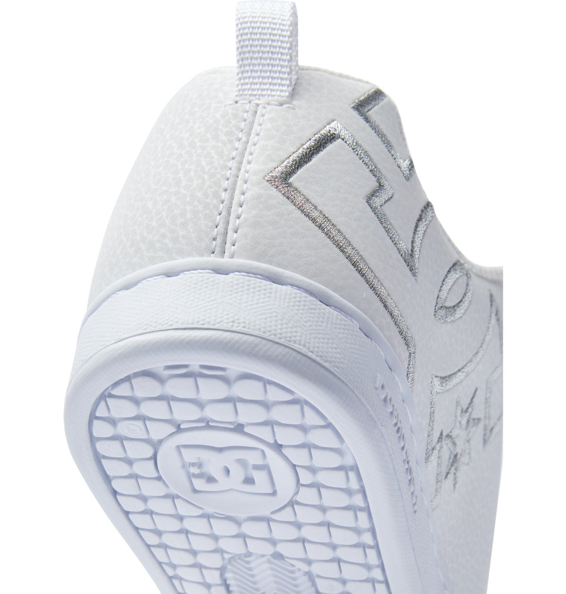 Women's Court Graffik Shoes - White/M Silver | DC Shoes