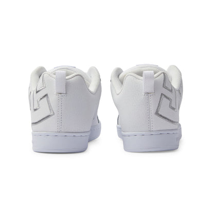 Women's Court Graffik Shoes - White/M Silver | DC Shoes