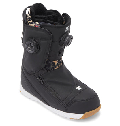 Women's Mora BOA® Snowboard Boots - Black/Leopard | DC Shoes