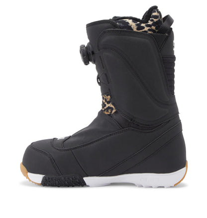 Women's Mora BOA® Snowboard Boots - Black/Leopard | DC Shoes
