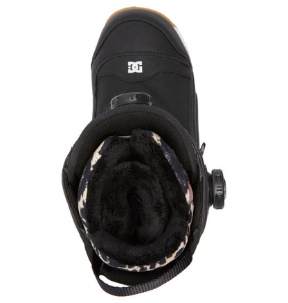Women's Mora BOA® Snowboard Boots - Black/Leopard | DC Shoes