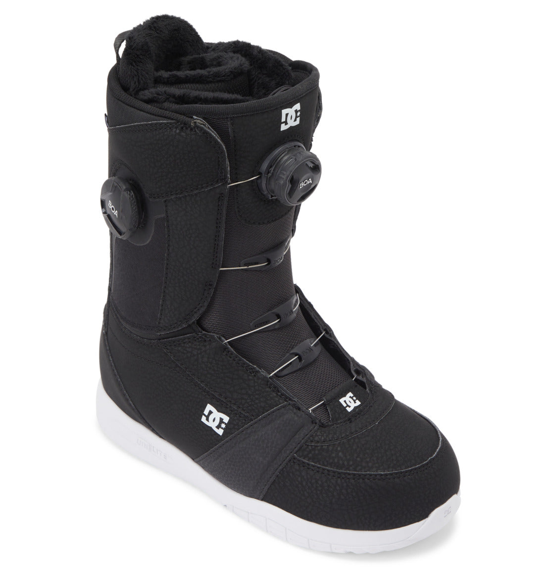 Women's Lotus BOA® Snowboard Boots - Black/White | DC Shoes