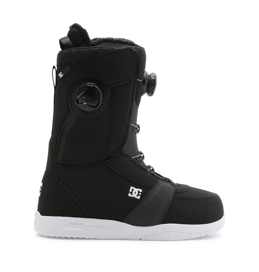 Women's Lotus BOA® Snowboard Boots - Black/White/Black | DC Shoes