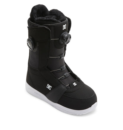 Women's Lotus BOA® Snowboard Boots - Black/White/Black | DC Shoes