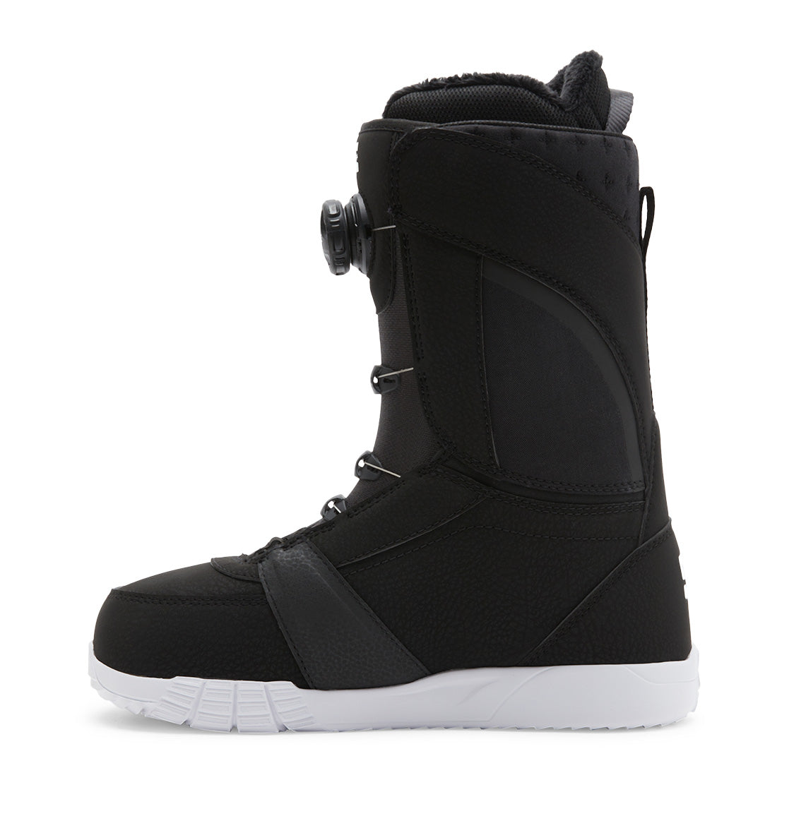 Women's Lotus BOA® Snowboard Boots - Black/White/Black | DC Shoes