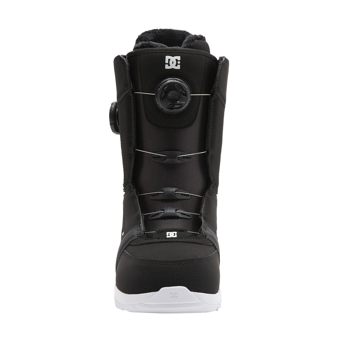 Women's Lotus BOA® Snowboard Boots - Black/White/Black | DC Shoes