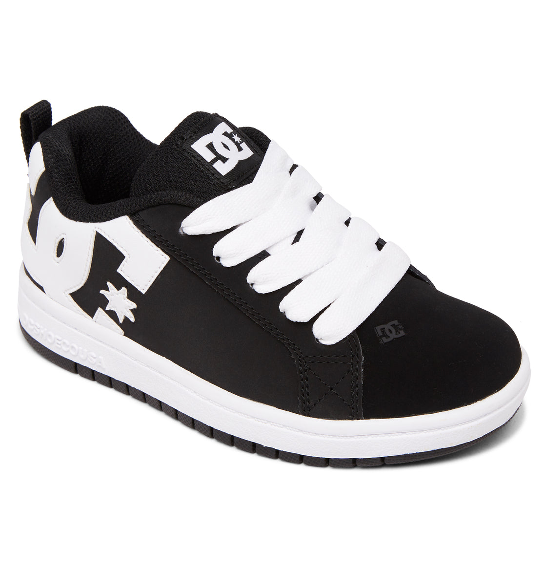 Kids' Court Graffik Shoes - Black/White | DC Shoes
