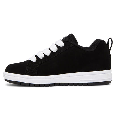 Kids' Court Graffik Shoes - Black/White | DC Shoes