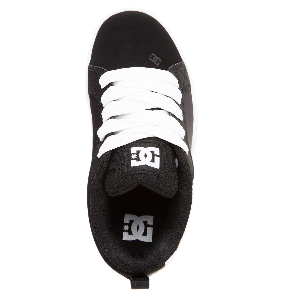 Kids' Court Graffik Shoes - Black/White | DC Shoes