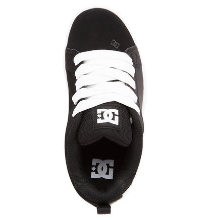 Kids' Court Graffik Shoes - Black/White | DC Shoes