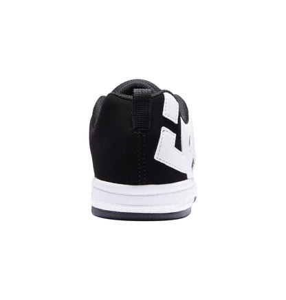 Kids' Court Graffik Shoes - Black/White | DC Shoes
