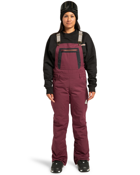 Women's Crusade Shell Bib - Windsor Wine | DC Shoes