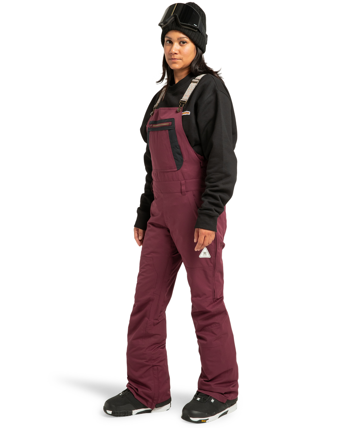 Women's Crusade Shell Bib - Windsor Wine | DC Shoes