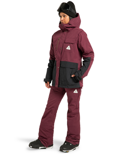 Women's Crusade Shell Bib - Windsor Wine | DC Shoes