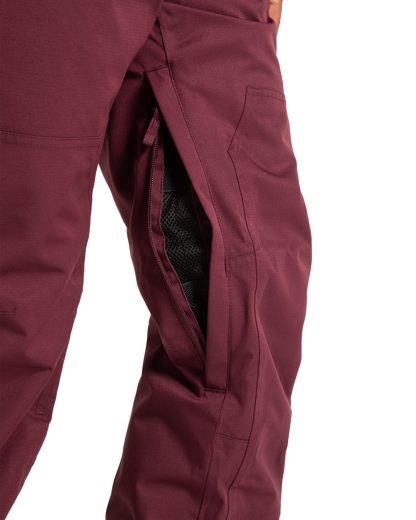 Women's Crusade Shell Bib - Windsor Wine | DC Shoes