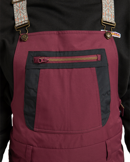 Women's Crusade Shell Bib - Windsor Wine | DC Shoes