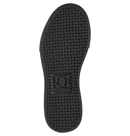Kids' Pure High Elastic Lace High-Top Shoes - Black/Black/Black | DC Shoes