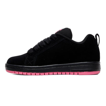 Kids' Court Graffik Shoes - Black/Pink | DC Shoes