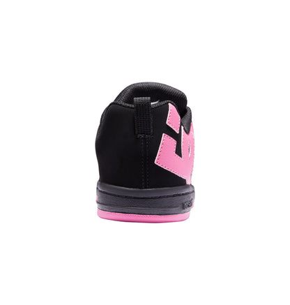 Kids' Court Graffik Shoes - Black/Pink | DC Shoes