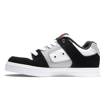Kids' Pure Shoes - White/Black/Red | DC Shoes