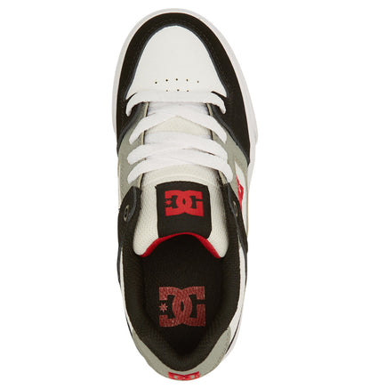 Kids' Pure Shoes - White/Black/Red | DC Shoes