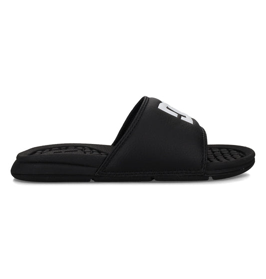 Kids' Bolsa Slides - Black/White | DC Shoes