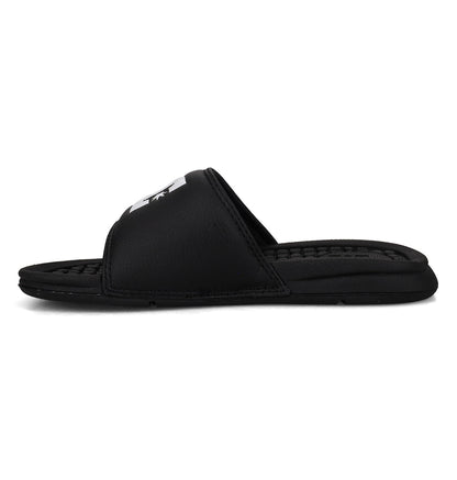 Kids' Bolsa Slides - Black/White | DC Shoes