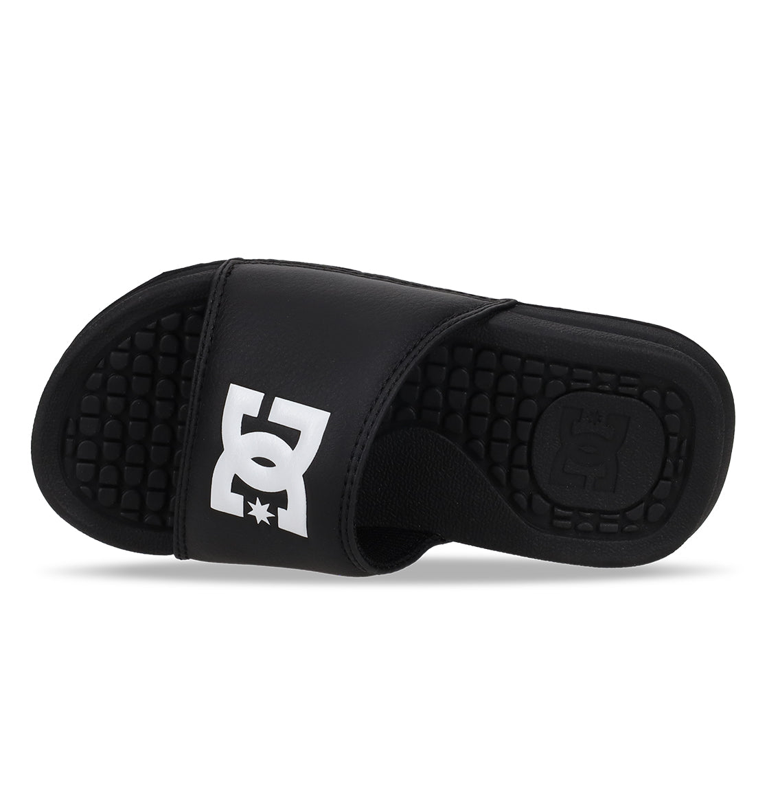 Kids' Bolsa Slides - Black/White | DC Shoes