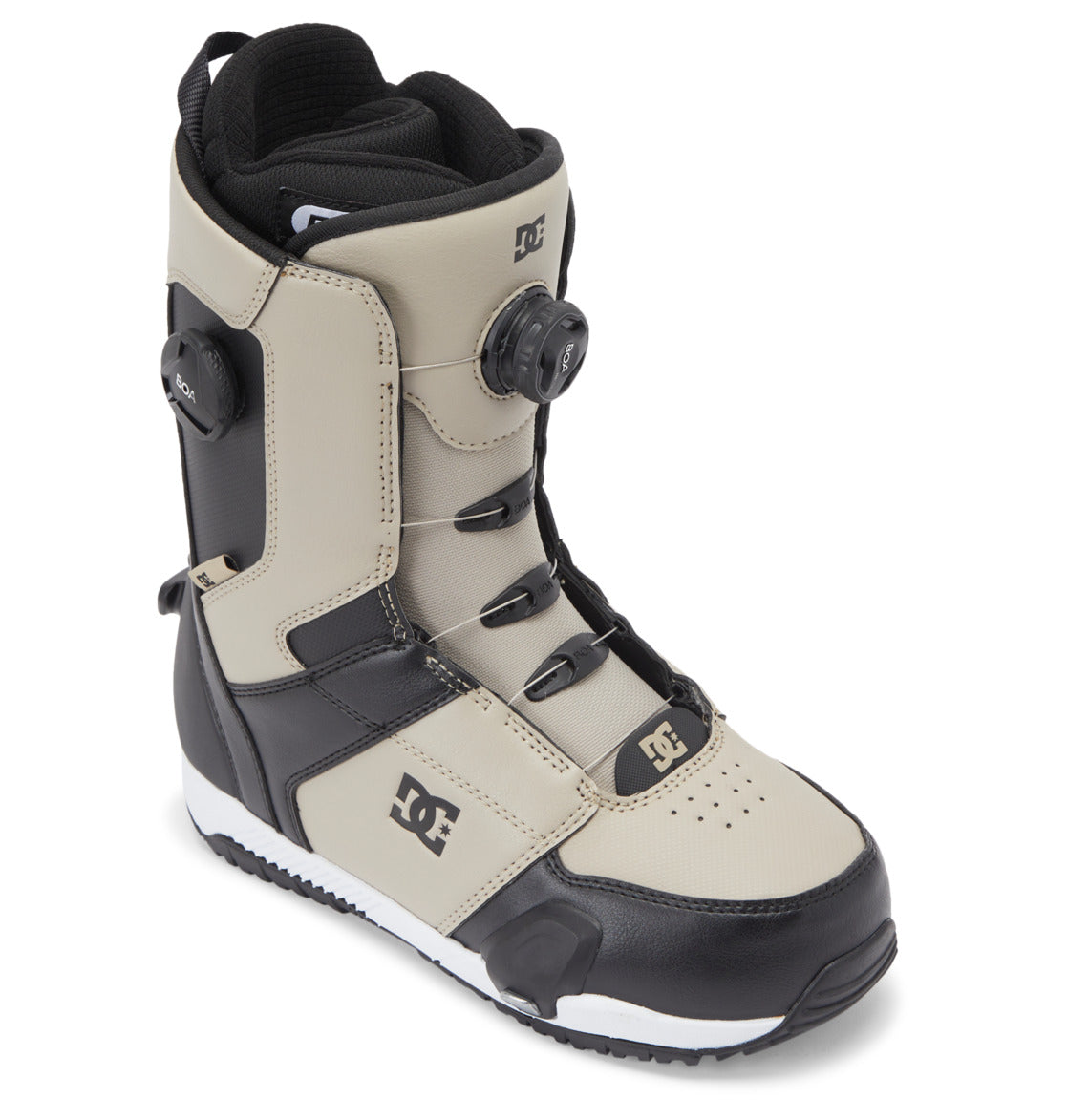 Men's Control Step On BOA® Snowboard Boots - Light Brown/White | DC Shoes