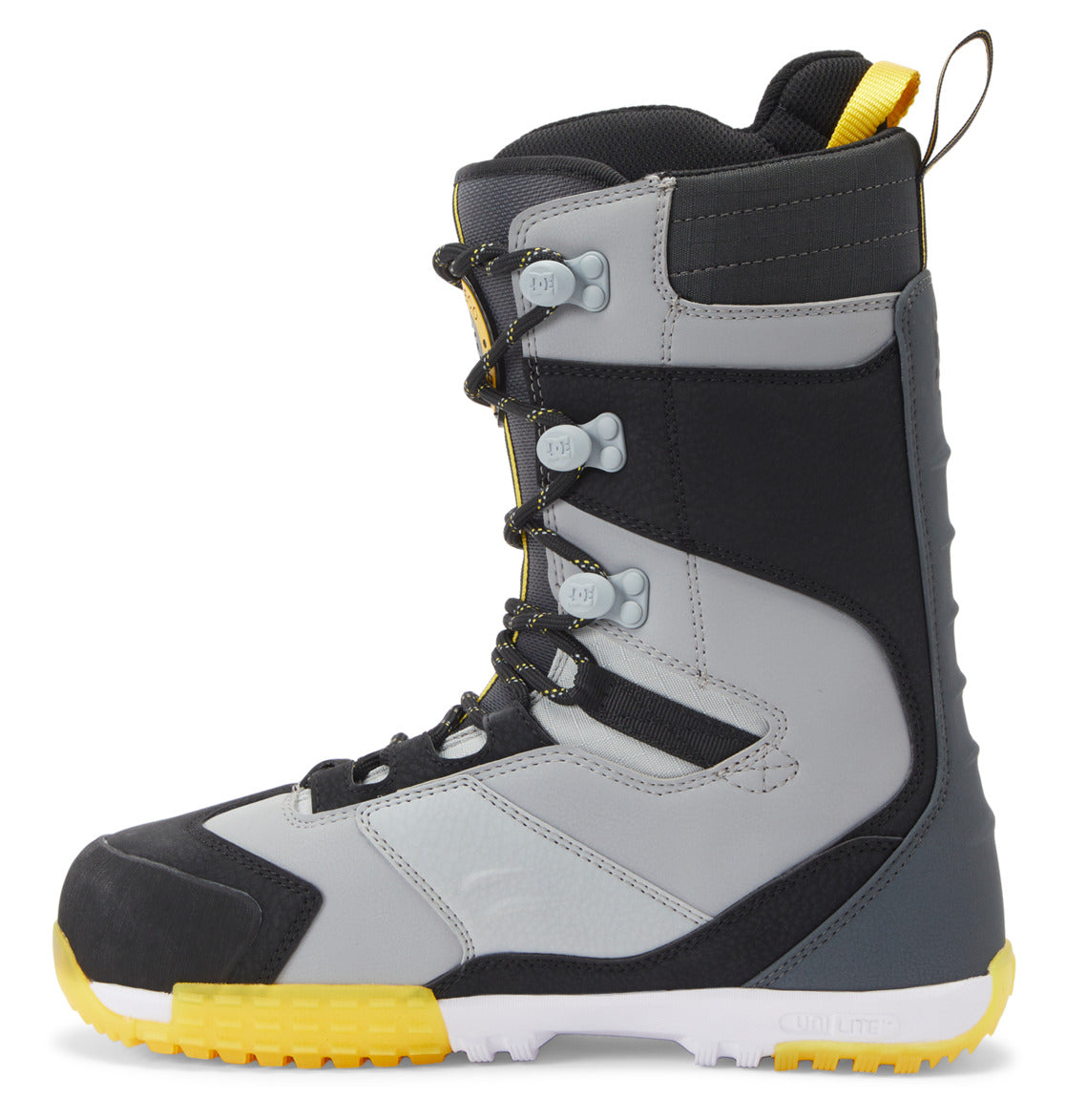 Men's Premier Hybrid BOA® Snowboard Boots - Black/Grey/Yellow | DC Shoes
