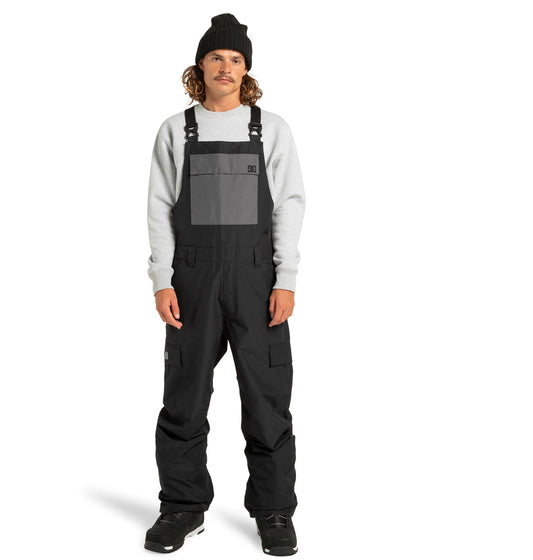 Men's Docile Bib Insulated Bib - Black | DC Shoes