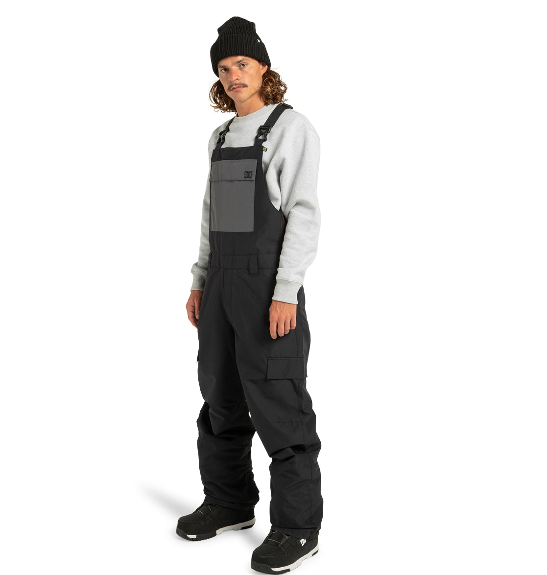 Men's Docile Bib Insulated Bib - Black | DC Shoes