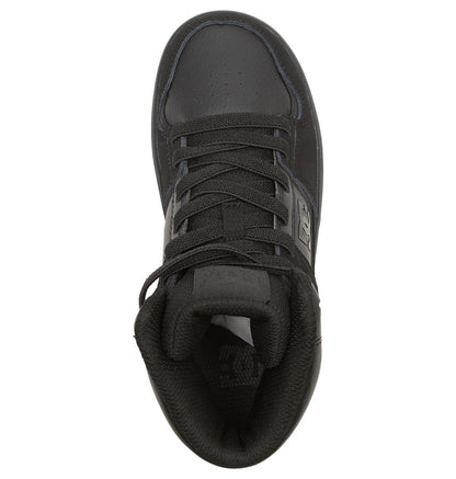 Kids' Cure High-Top Shoes - Black/Black/Black | DC Shoes