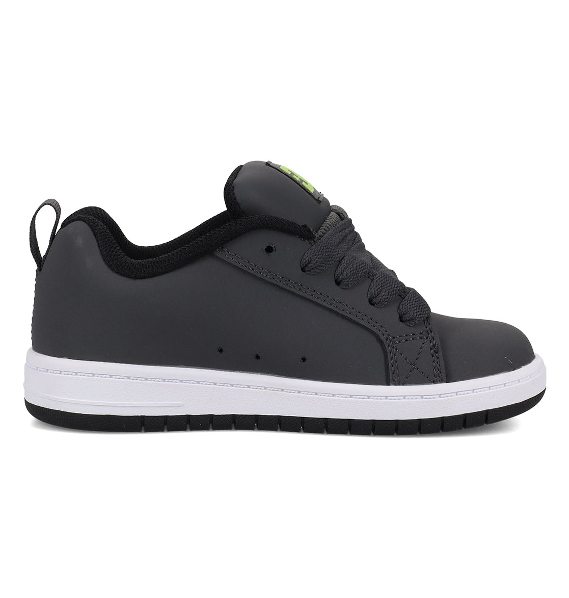 Kids' Court Graffik Shoes - Grey/Black/Green | DC Shoes