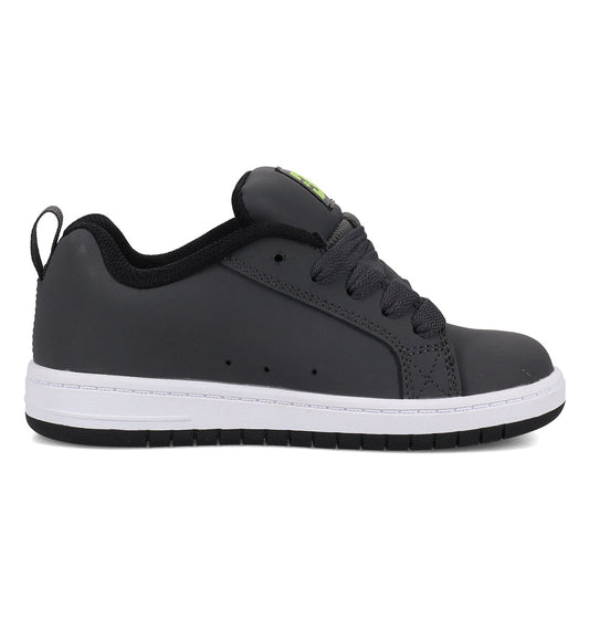 Kids' Court Graffik Shoes - Grey/Black/Green | DC Shoes